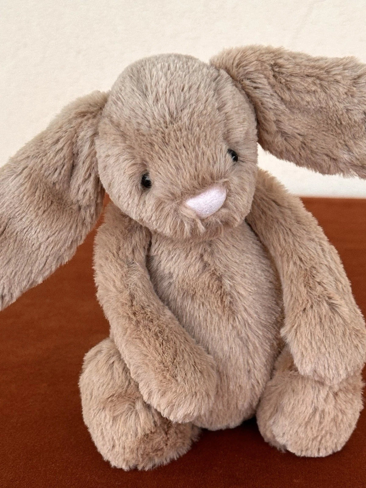 Jellycat Small Bashful Biscuit Bunny BNWOT Retired Brown Beige Rabbit Rare Plush
