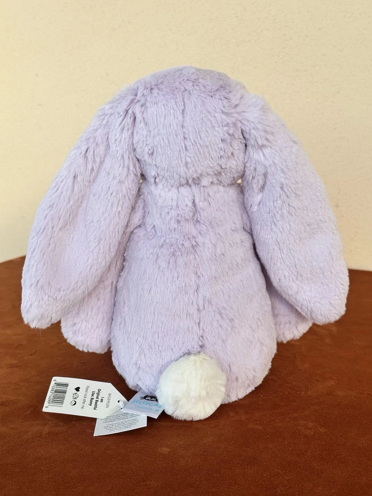 NUOVO Jellycat Medium Bashful Lilac Bunny nuovo con etichette ritirato raro coniglio lavanda peluche