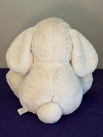 Bonpoint x Jellycat GRANDE coniglietto bianco crema nuovo senza etichette da collezione raro coniglio ritirato-