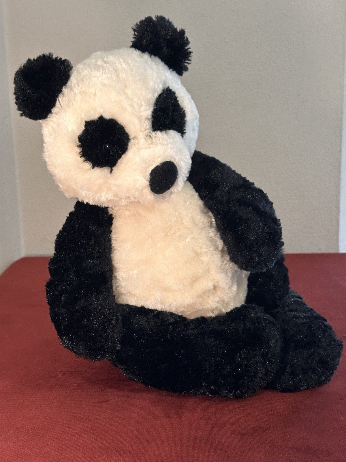 Peluche Jellycat Large Bartlesham Panda nuovo senza etichette raro vintage ritirato nero panna cm40-