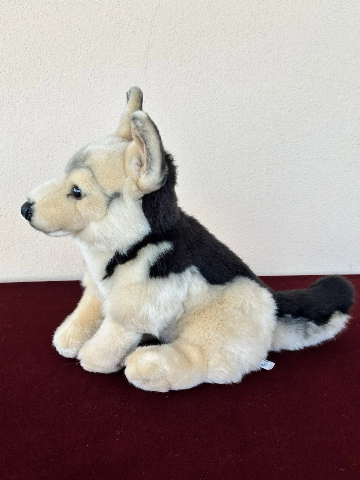 Leosco Per Uni-Toys Seduto Pastore Tedesco Cucciolo Peluche Pensionato Cane Giocattolo Morbido