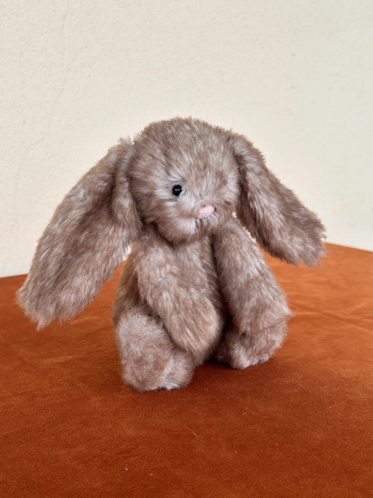 Jellycat Small Bashful Pecan Bunny BNWOT Woodland Brown Rabbit Retired HTF