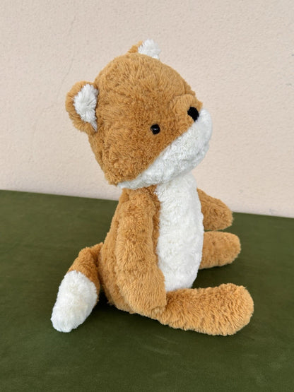 Jellycat Tuffet Fox BNWOT Woodland Orange and Cream Fox Rare Retired Soft Toy