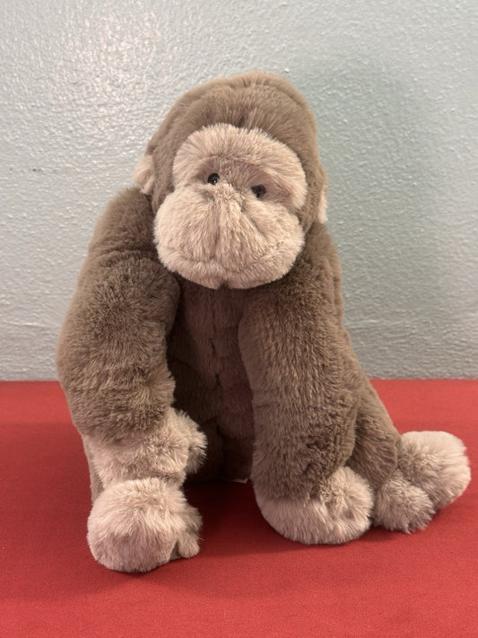 Jellycat Medium Gregory Gorilla Scimmia Super Morbida Giocattolo Raro Peluche Ritirato cm.26-