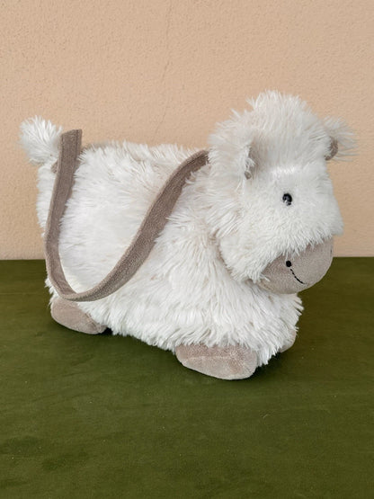 Borsa Jellycat Tartufi Pecora Rara Pensionata Morbida Panna Capra Borsetta Peluche cm.37
