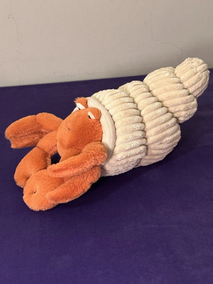 Peluche Jellycat Herman Eremita Granchio Giocattolo Morbido Ritirato Raro cm.30 Vita Marina