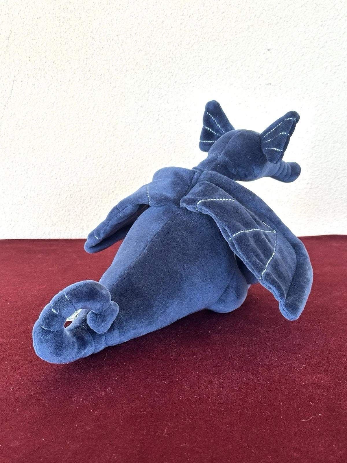 Jellycat Moonlight Dragon raro drago vellutato blu navy in pensione giocattolo morbido peluche