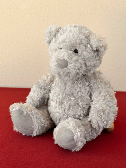 Jellycat Oscar Bear Curly Sable Beige Teddy Bear Rare Retired Soft Plush cm.25