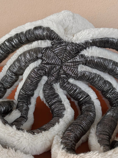 Jellycat Large Cosmo Octopus Silver Crown White Squid Sea Creature Rare Retired