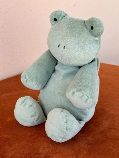 Jellycat Dozydou Frog BNWOT Rare Retired Velvety Sage Green Soft Toy