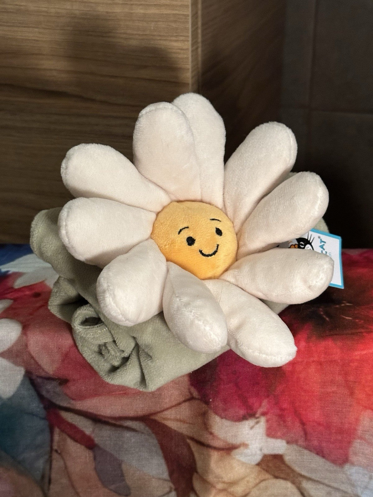NUOVO Jellycat Fleury margherita succhietto nuovo con etichette bianco fiore morbido piumino coperta bambino-