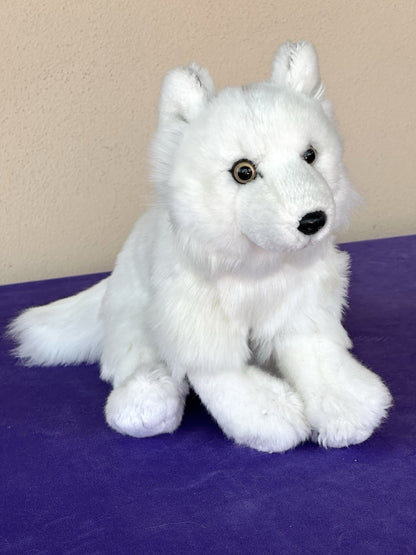 Peluche Impexit Artic Fox nuovo senza etichette bianco volpe invernale raro peluche giocattolo morbido ritirato-