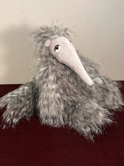 Jellycat Arnie Aardvark Anteater cappotto lungo grigio tabby peluche ritirato giocattolo morbido-
