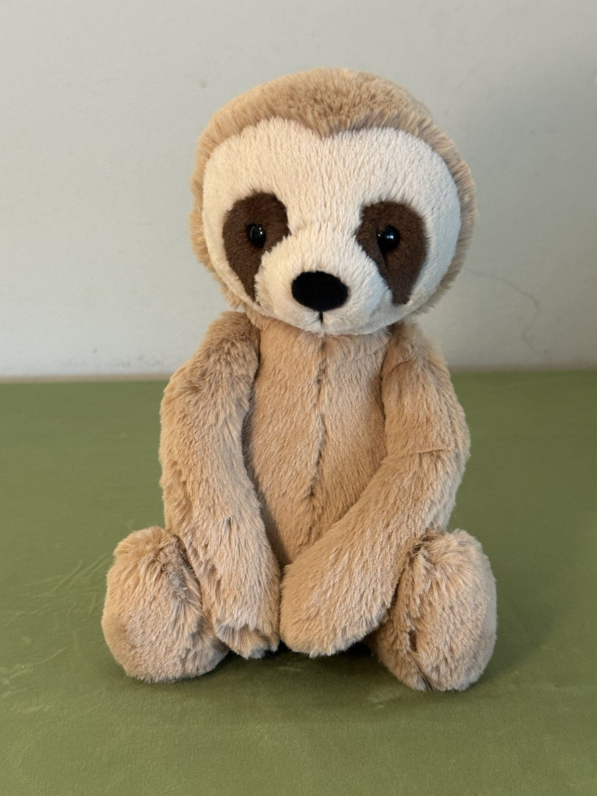 Peluche Jellycat Medium Bashful Sloth nuovo senza etichette ritirato raro animale selvatico giocattolo morbido-