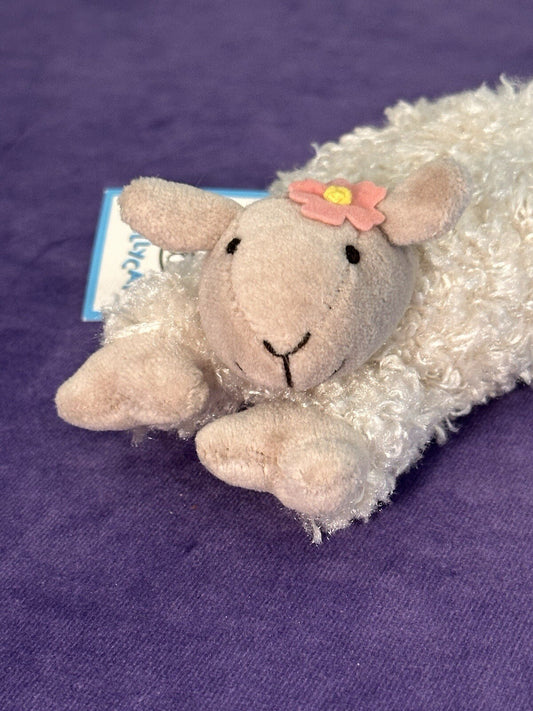 NUOVO Jellycat Flopsy Agnello Nuovo con etichette Piccola Pecora Vintage Raro Ritirato Peluche Giocattolo Morbido-