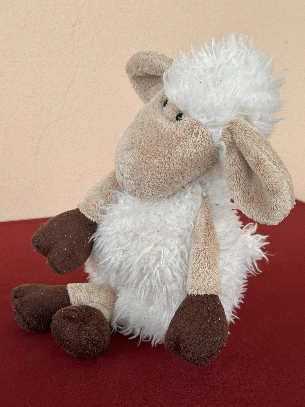 Peluche Jellycat Tiggalope Pecora Bianca Raro Pensionato Giocattolo Morbido Crema Agnello cm.36