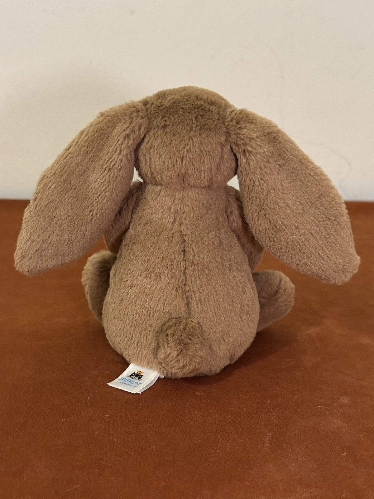 Jellycat piccolo coniglietto noce moscata nuovo senza etichette marrone caldo cioccolato noci coniglio raro ritirato-