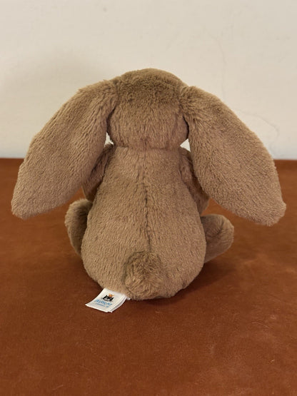 Jellycat piccolo coniglietto noce moscata nuovo senza etichette marrone caldo cioccolato noci coniglio raro ritirato-