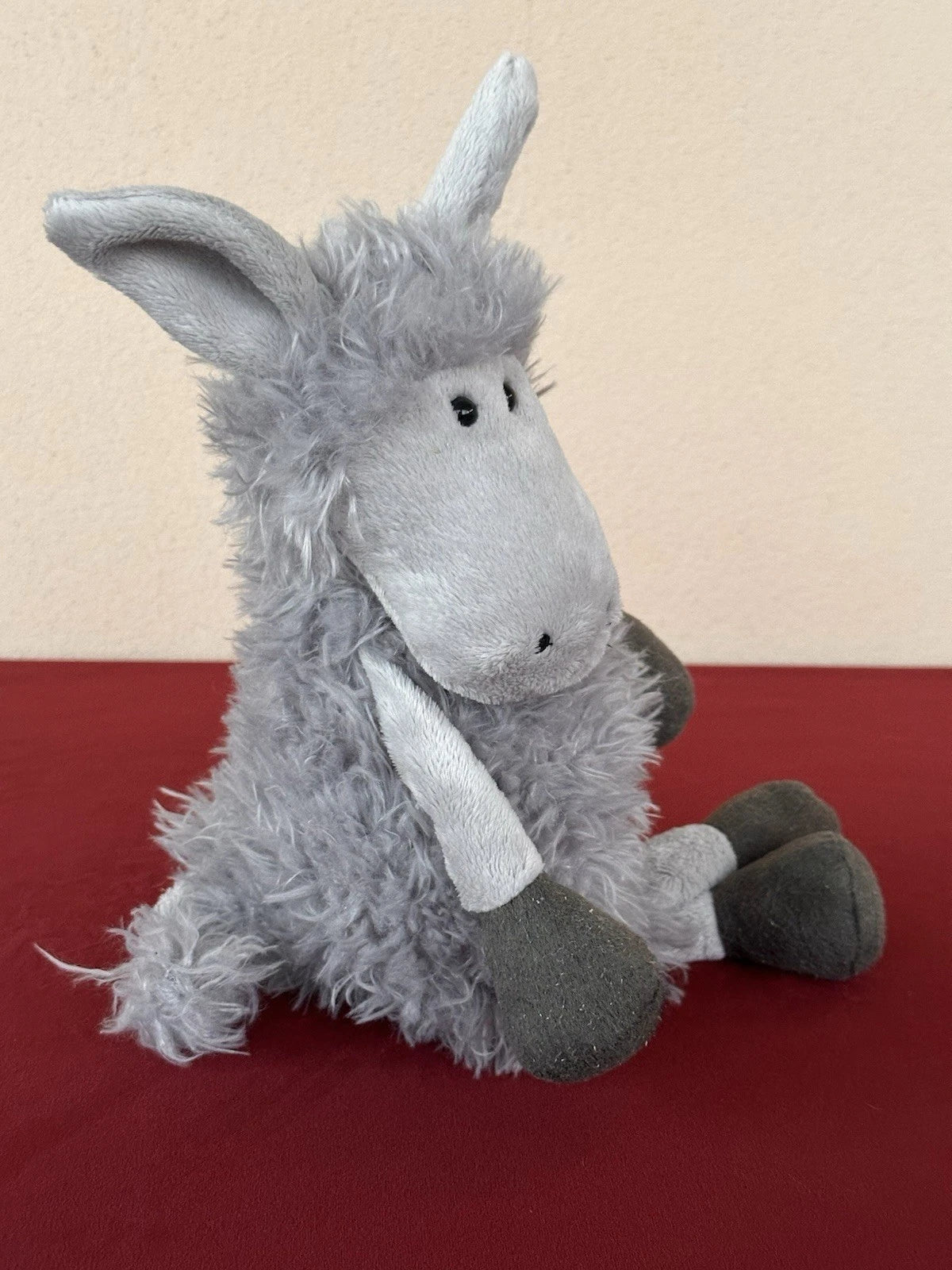 Jellycat Tiggalope Donkey Rare Retired Soft Toy Grey Mule Plush Toy cm.36