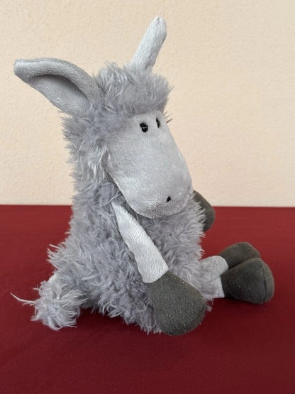 Jellycat Tiggalope Donkey Rare Retired Soft Toy Grey Mule Plush Toy cm.36