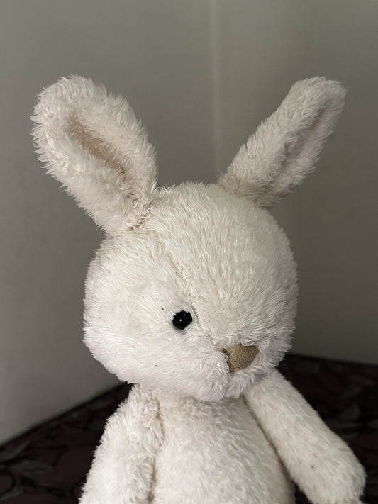 Jellycat Medium Nupita Coniglietto Crema Bianco Giocattolo Morbido cm.35 Coniglio Lepre Pensionato HTF-