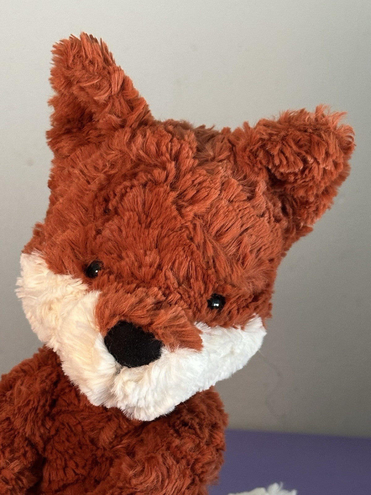 Peluche Jellycat Mumble Fox nuovo senza etichette cm.40 Red Woodland Fox giocattolo morbido raro ritirato-