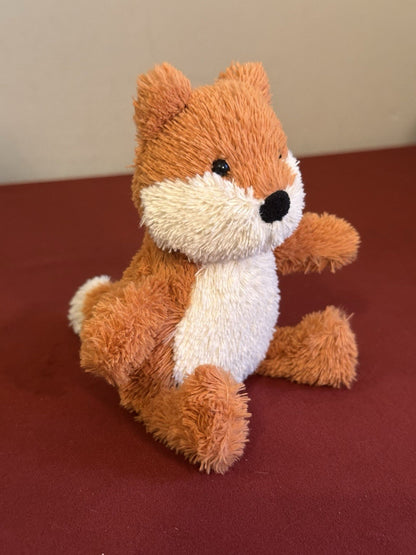 Jellycat Tiny Peanut Fox BNWOT Woodland Orange Foxy Rare Retired Size 6in Plush