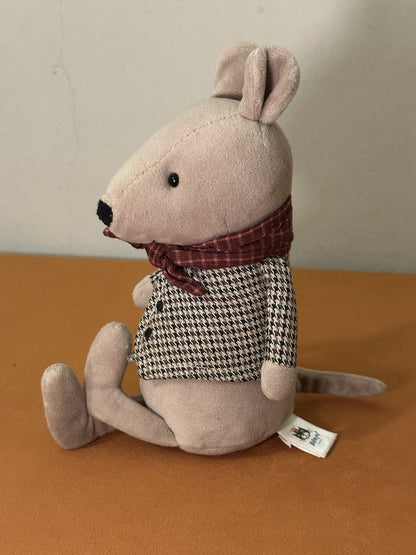 Peluche Jellycat Riverside Rambler Rat giocattolo morbido vestito ritirato raro da collezione-