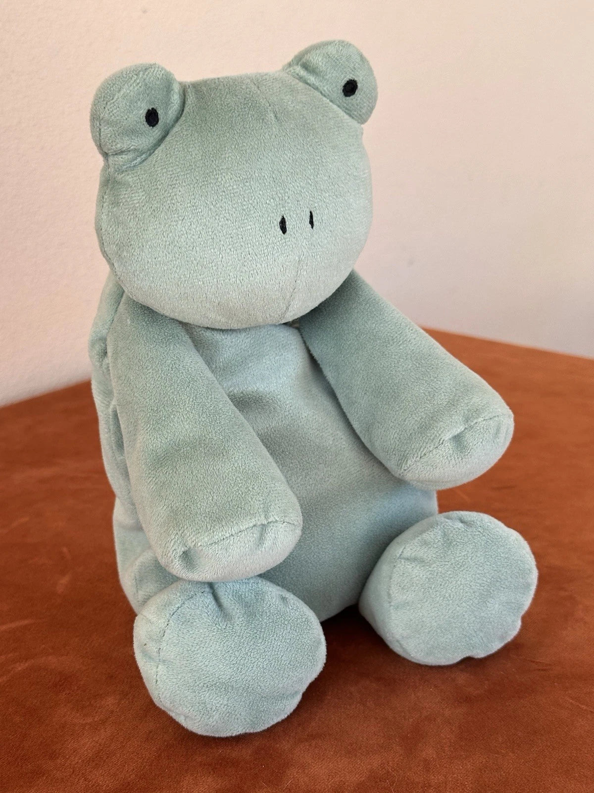 Jellycat Dozydou Frog BNWOT Rare Retired Velvety Sage Green Soft Toy