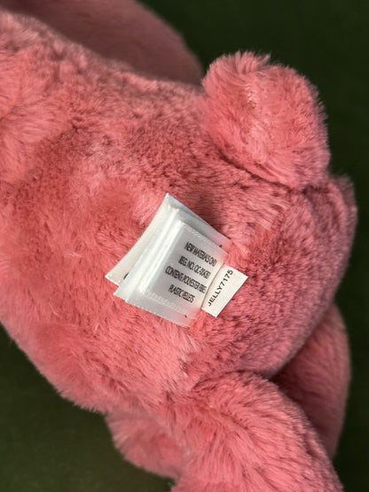 NUOVO coniglietto Jellycat Small Bashful Cerise nuovo con etichette rosa coniglio ciliegia raro ritirato 12"-