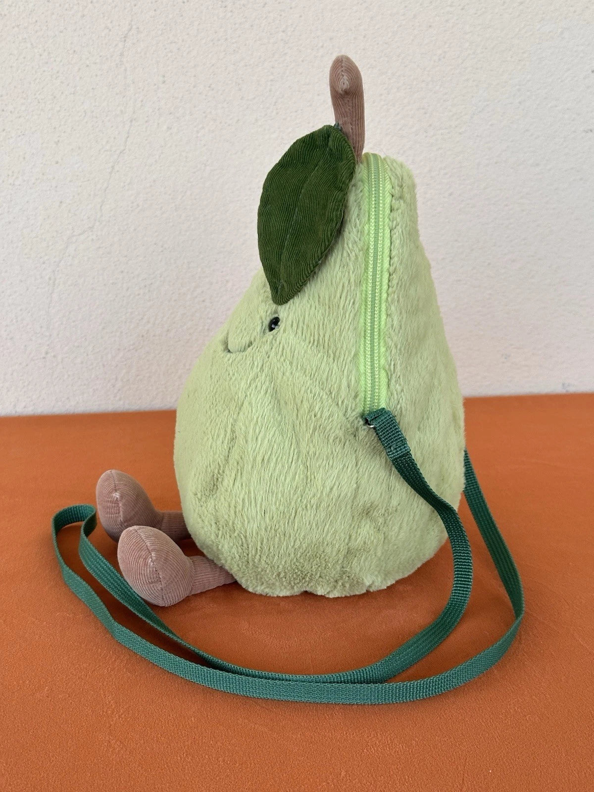 Borsa Jellycat Amusabile Pera Cibo Frutta Pensionato Tracolla Giocattolo Morbido Raro Peluche