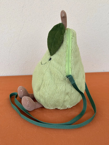 Borsa Jellycat Amusabile Pera Cibo Frutta Pensionato Tracolla Giocattolo Morbido Raro Peluche