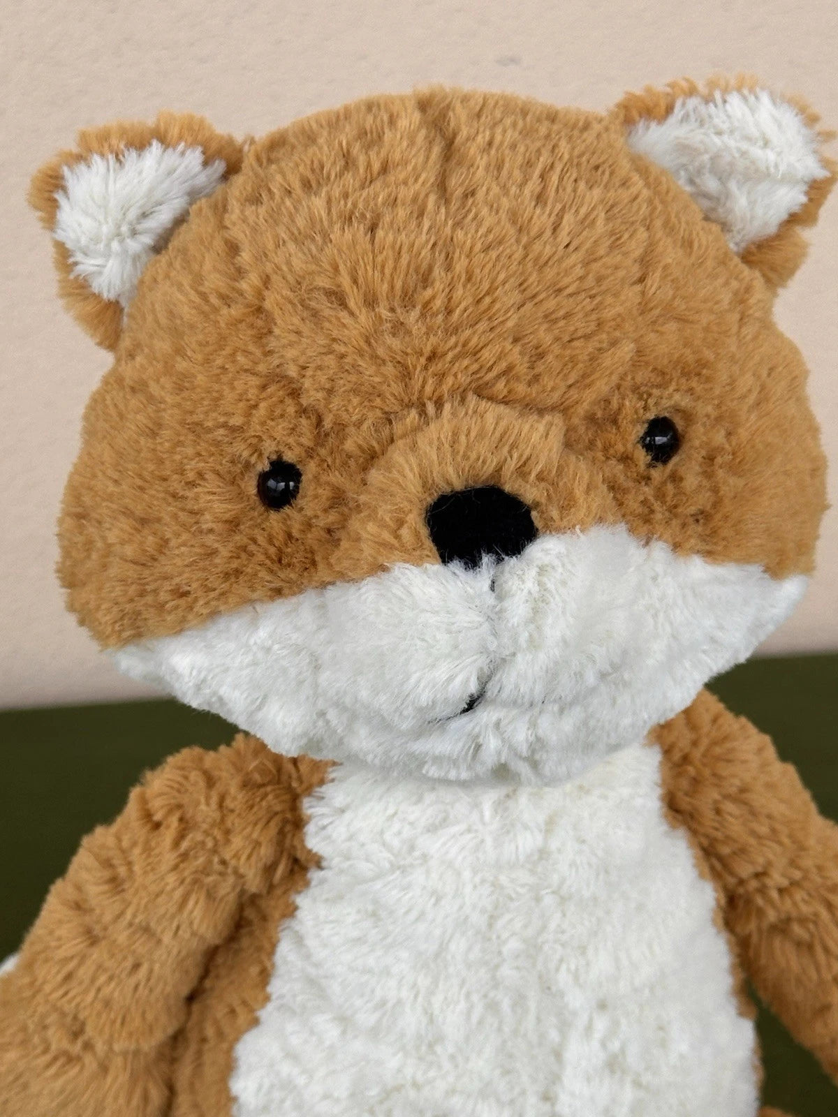 Jellycat Tuffet Fox BNWOT Woodland Orange and Cream Fox Rare Retired Soft Toy