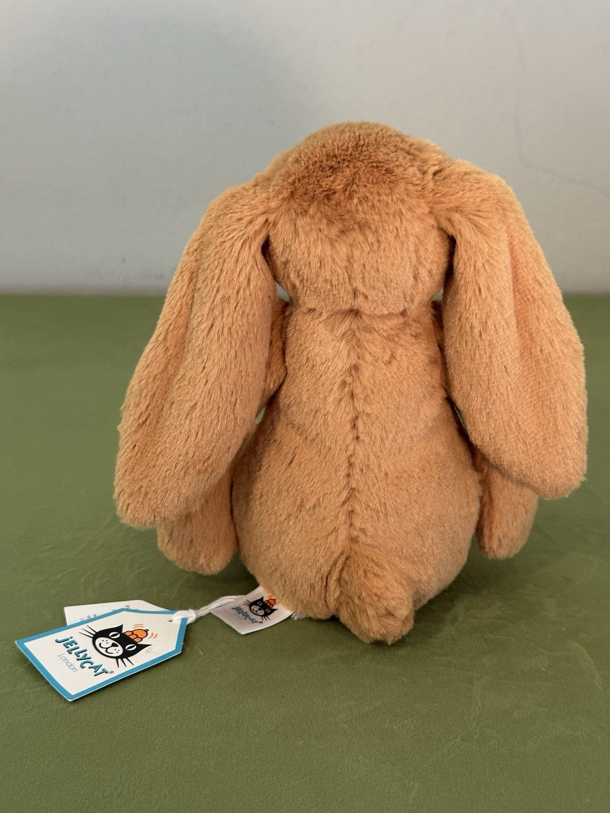 NUOVO Jellycat Small Bashful Golden Bunny nuovo con etichette coniglio marrone caldo raro ritirato 8"-