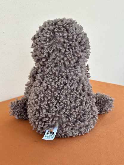 Rarissimo peluche Jellycat Cicerone bradipo riccio marrone beige in pensione cm.40