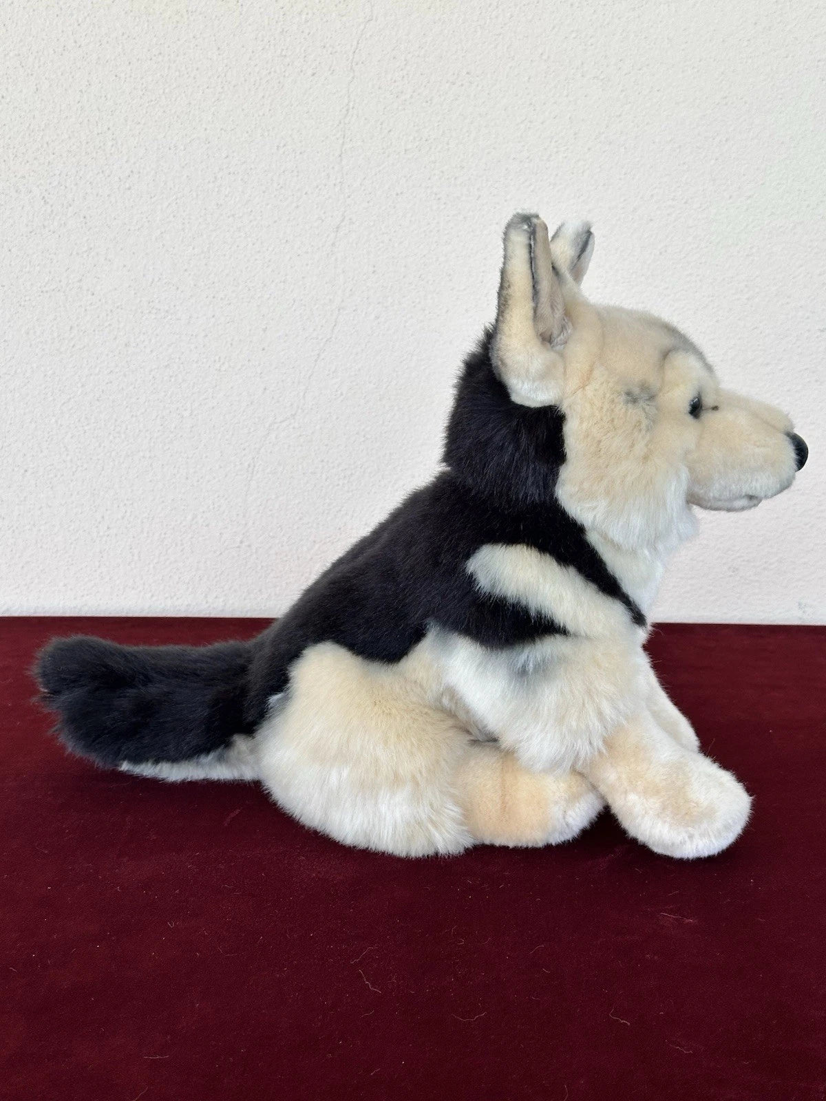 Leosco Per Uni-Toys Seduto Pastore Tedesco Cucciolo Peluche Pensionato Cane Giocattolo Morbido