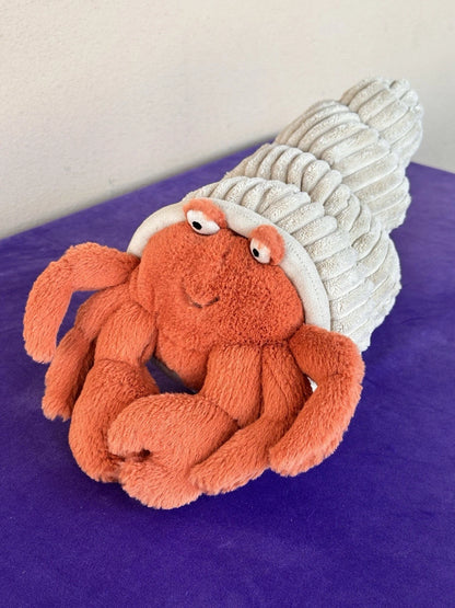 Jellycat Herman Hermit Crab Soft Toy Retired Rare cm.30 Sea Life Plush