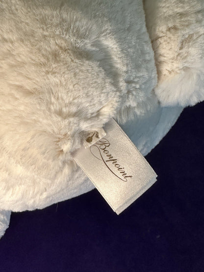 Bonpoint x Jellycat GRANDE coniglietto bianco crema nuovo senza etichette da collezione raro coniglio ritirato-