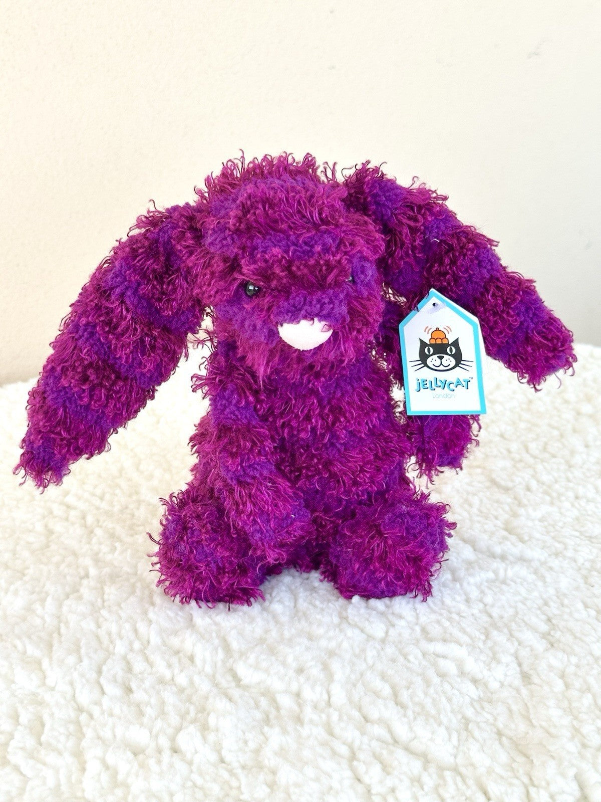 NEW Jellycat Special Edition Jamie Bashful Bunny NWT Purple Rare Soft Toy Plush