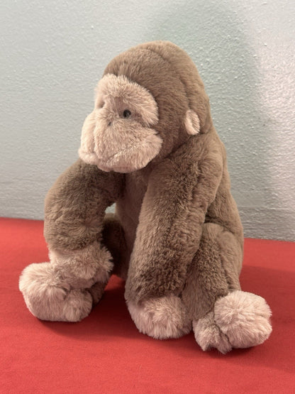 Jellycat Medium Gregory Gorilla Scimmia Super Morbida Giocattolo Raro Peluche Ritirato cm.26-