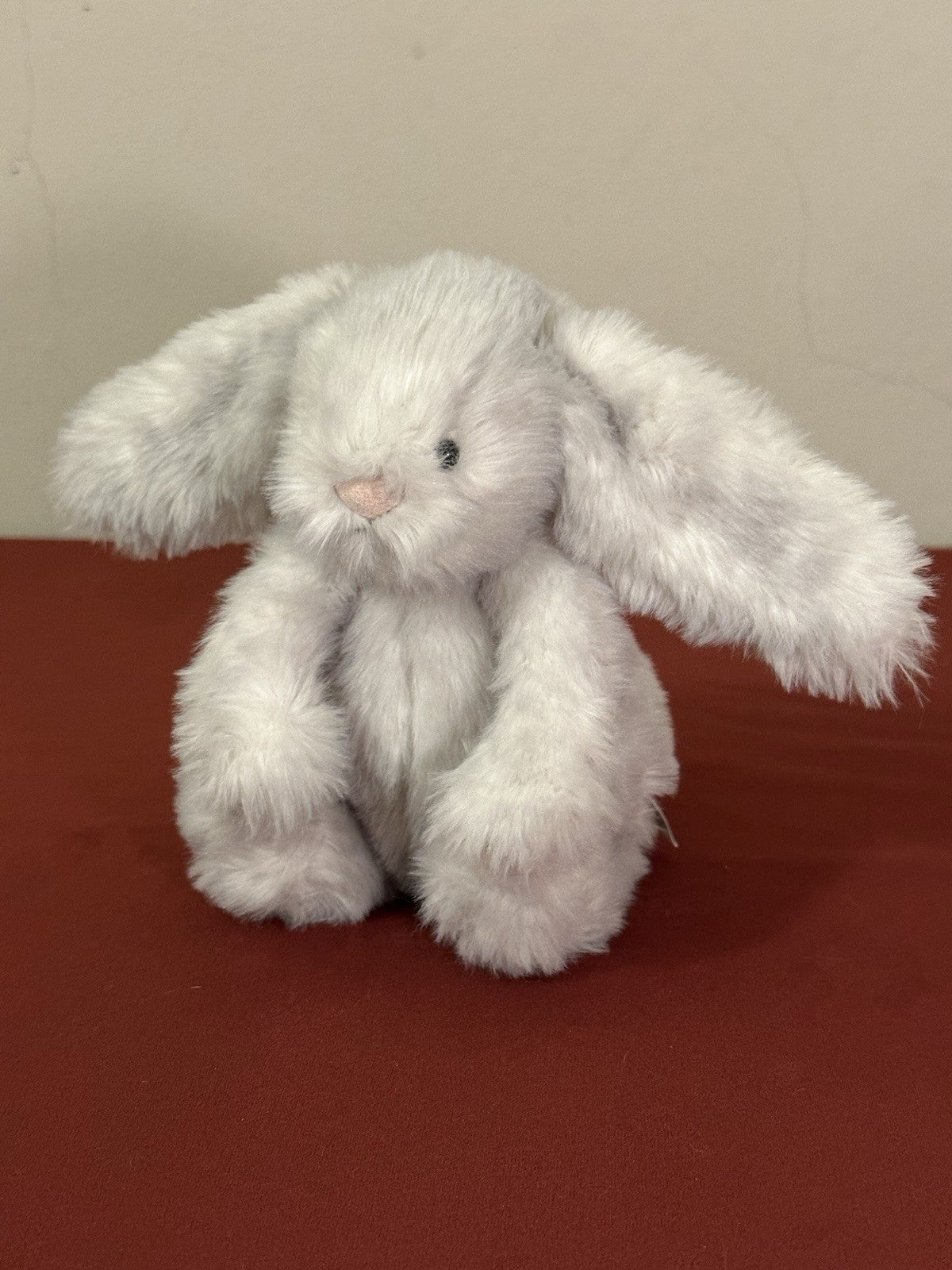 Jellycat piccolo coniglietto betulla timido nuovo senza etichette coniglio cincillà bosco ritirato HTF-