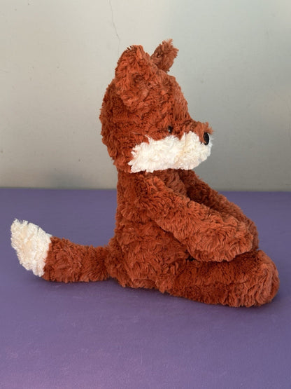Peluche Jellycat Mumble Fox nuovo senza etichette cm.40 Red Woodland Fox giocattolo morbido raro ritirato-
