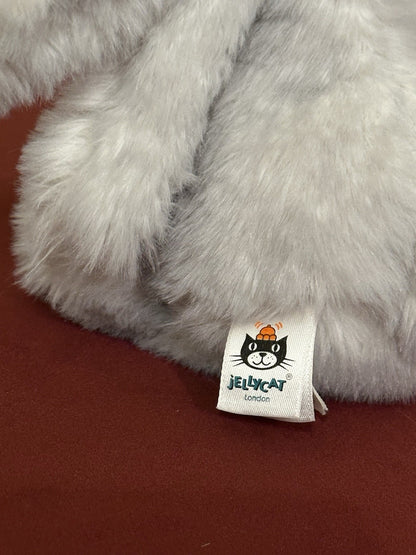 Jellycat piccolo coniglietto betulla timido nuovo senza etichette coniglio cincillà bosco ritirato HTF-