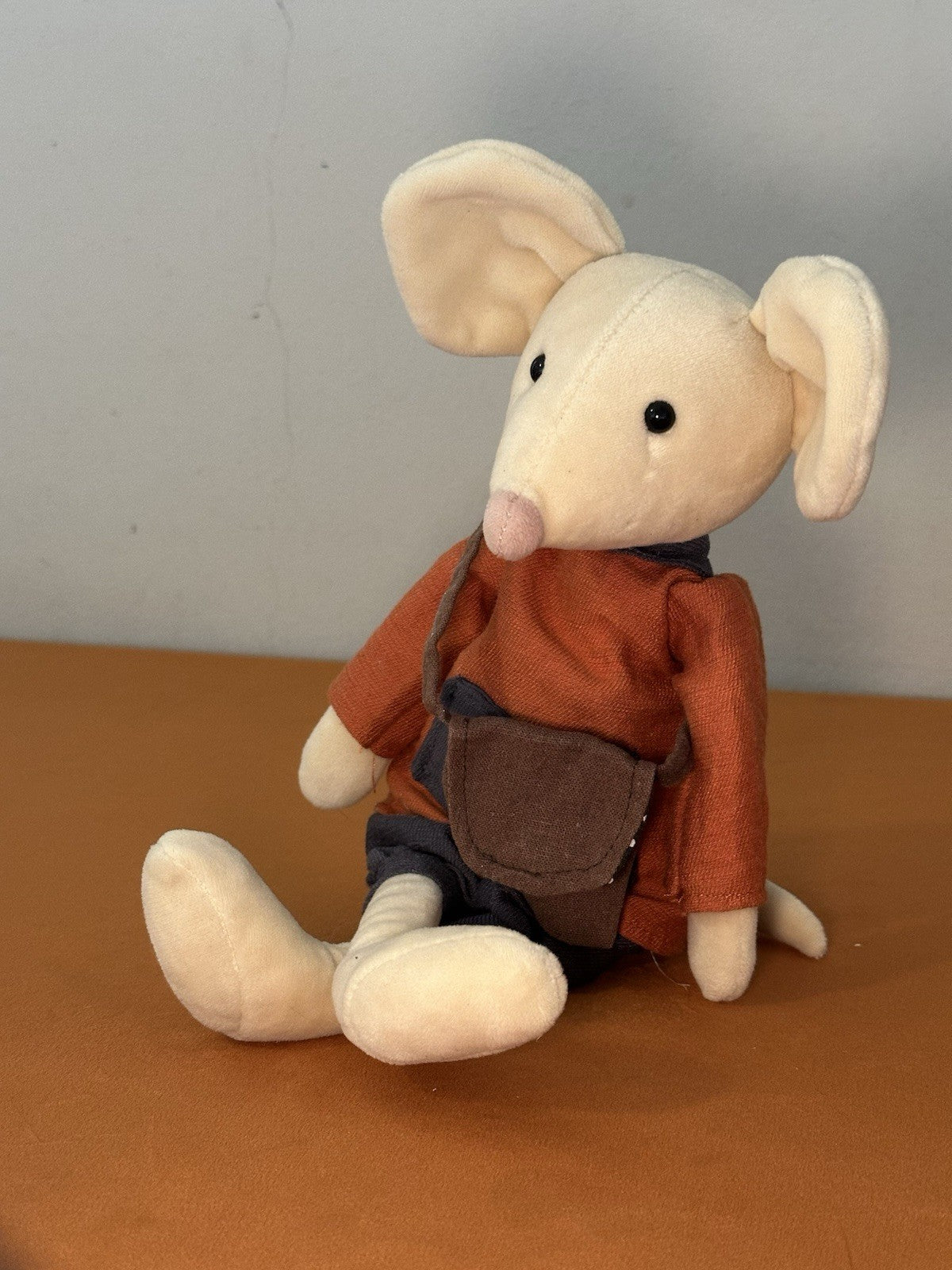 Jellycat Pedlar Mouse PED3M Ritirato Raro Topi Vestiti Giocattolo Morbido da Collezione-