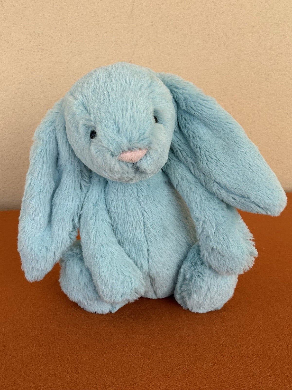 Jellycat Medium Bashful Aqua Bunny BNWOT Retired Rare Soft Toy Rabbit Plush