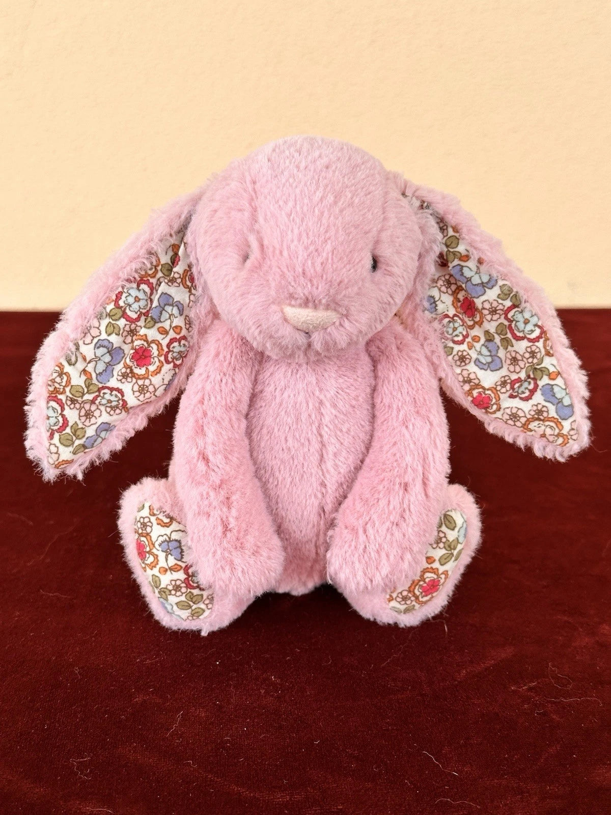 Jellycat OG Small Bashful Tulip Blossom Bunny Retired Pink Rabbit Soft Plush