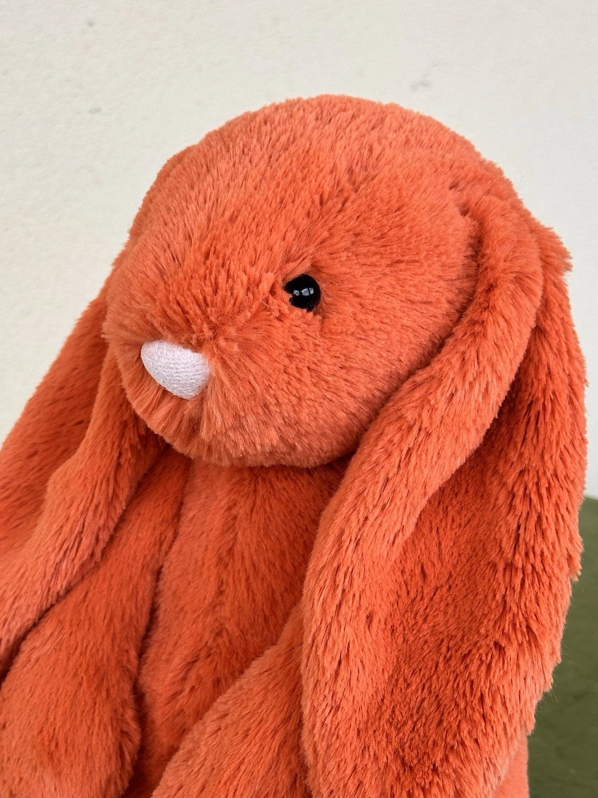 Jellycat Medium Bashful Tangerine Bunny Rare Retired Soft Orange Rabbit Plush