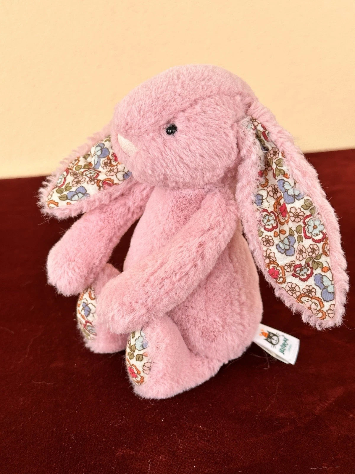 Jellycat OG Small Bashful Tulip Blossom Bunny Retired Pink Rabbit Soft Plush