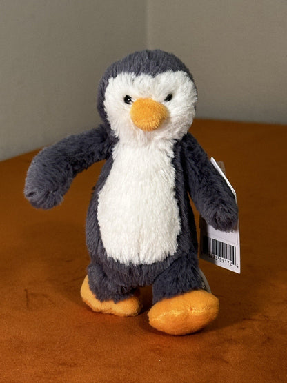 NUOVO Jellycat Baby Bashful Penguin nuovo con etichette raro ritirato piccolo pinguini 5" giocattolo morbido-