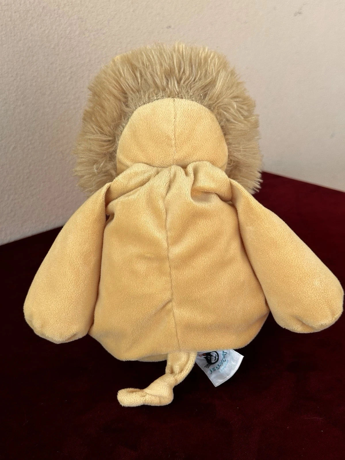Jellycat Dozydou Lion BNWOT Rare Retired Yellow Velvety Big Wild Cat Soft Toy